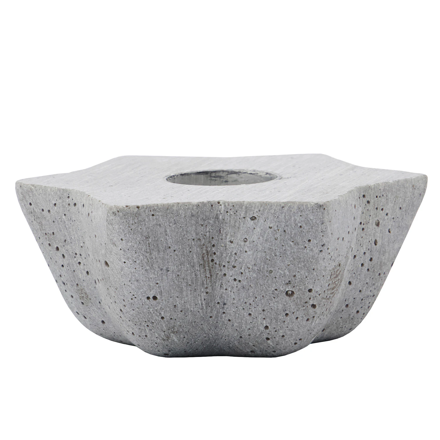 House Doctor Mold Little Star Lysestake  -  Lysestaker & Lyslykter Polystone Gr&aring; - 207871060