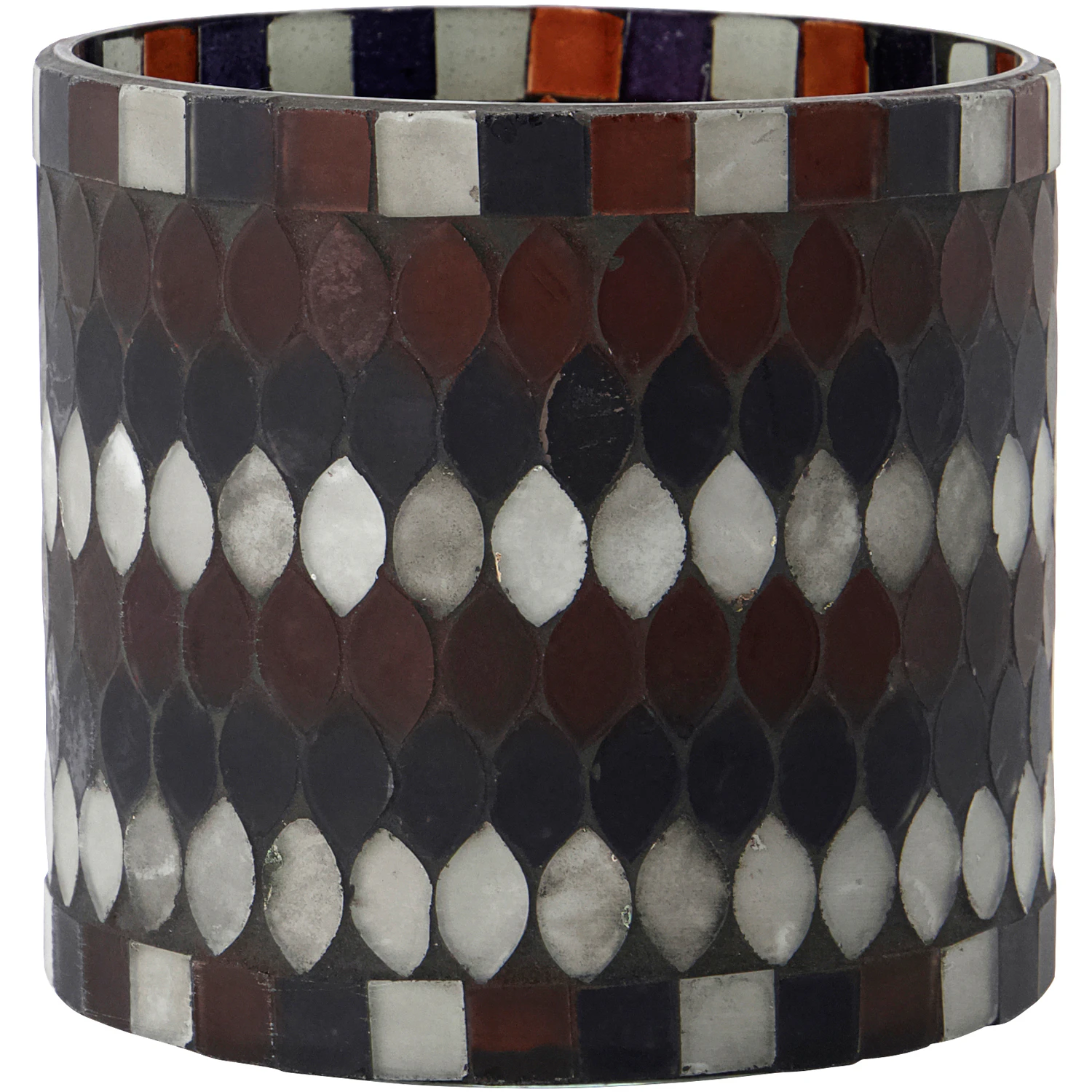 House Doctor Mosa Lysestake  10x10 Cm -  Lysestaker Glass Brun - 209511000