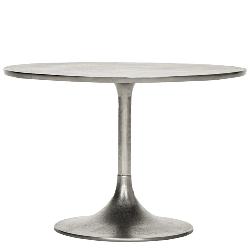 Pan Sidebord Ø61 cm H40 cm, Sølv