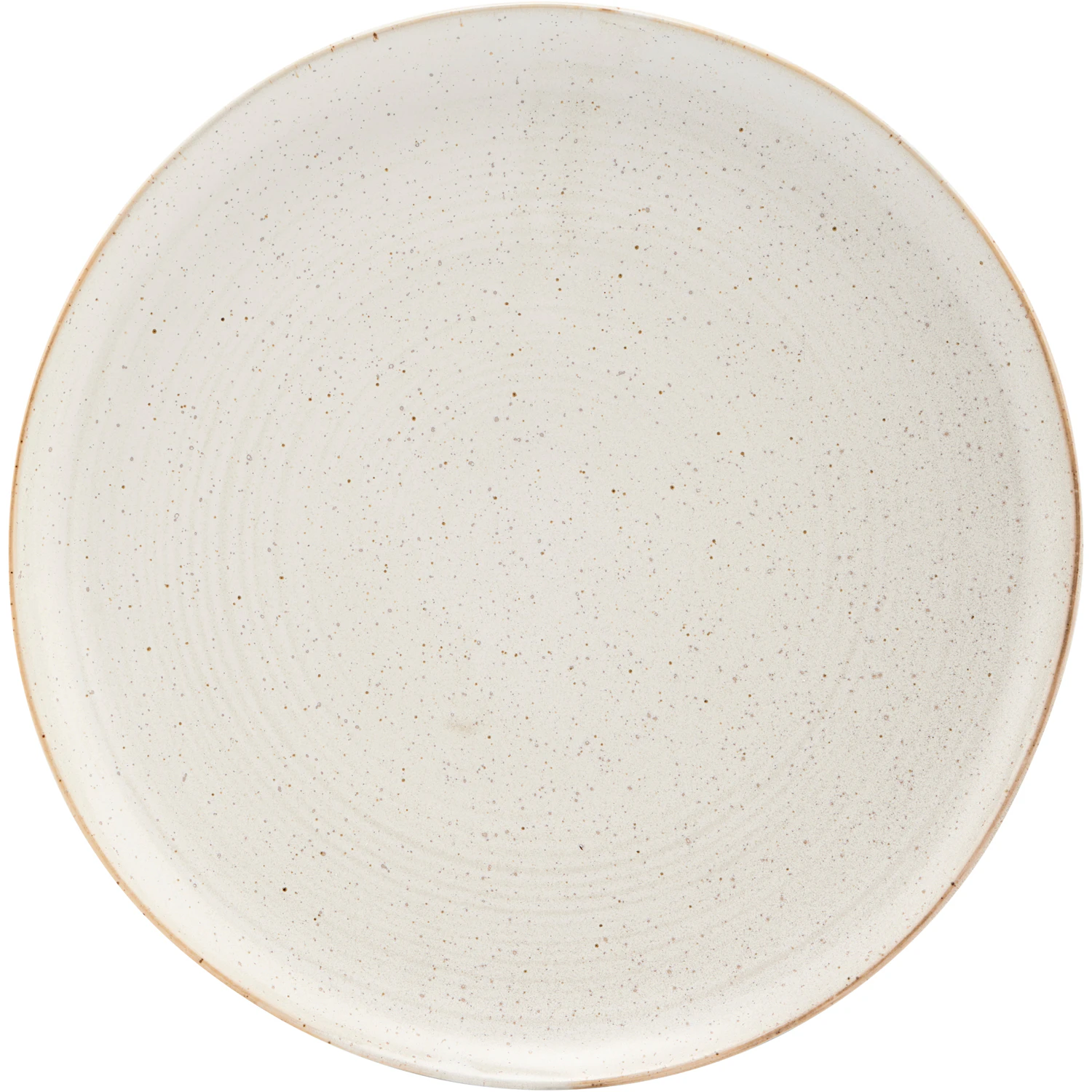 House Doctor Pion Middagstallerken 28,5 Cm Hvit /  -  Tallerkener Stengods Gr&aring; - 206260105