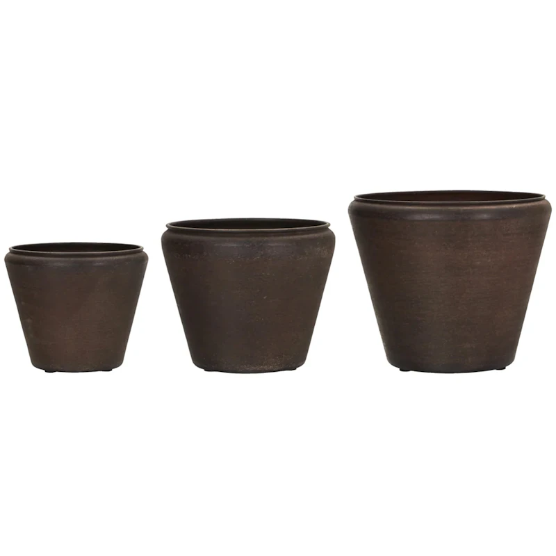 Planterare Funnel, Antik brun Krukke Antique Brown