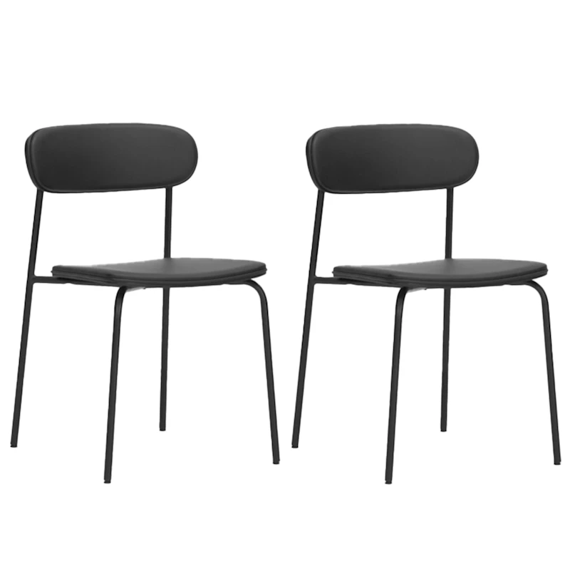 Pova Stol 2-pk, Sort