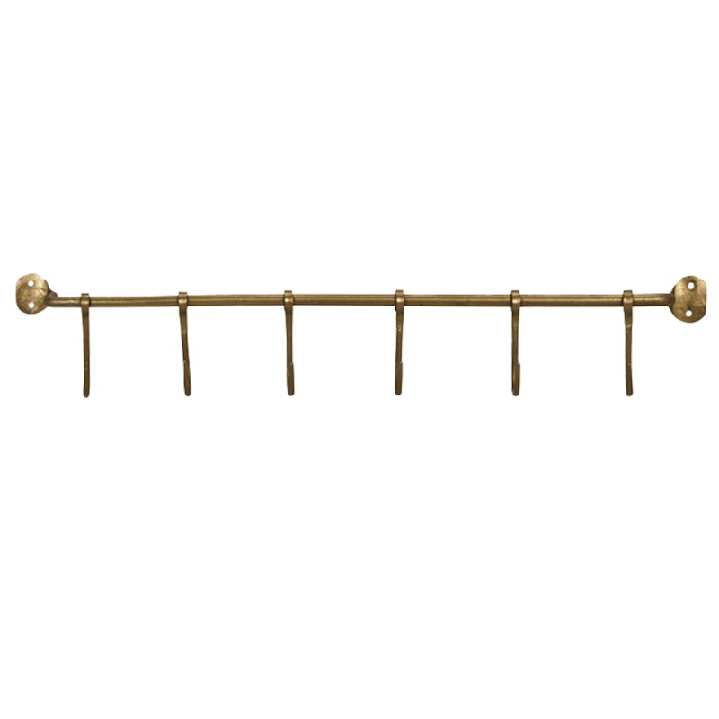 Hooks Knaggrekke 9x60,5 cm, Messing