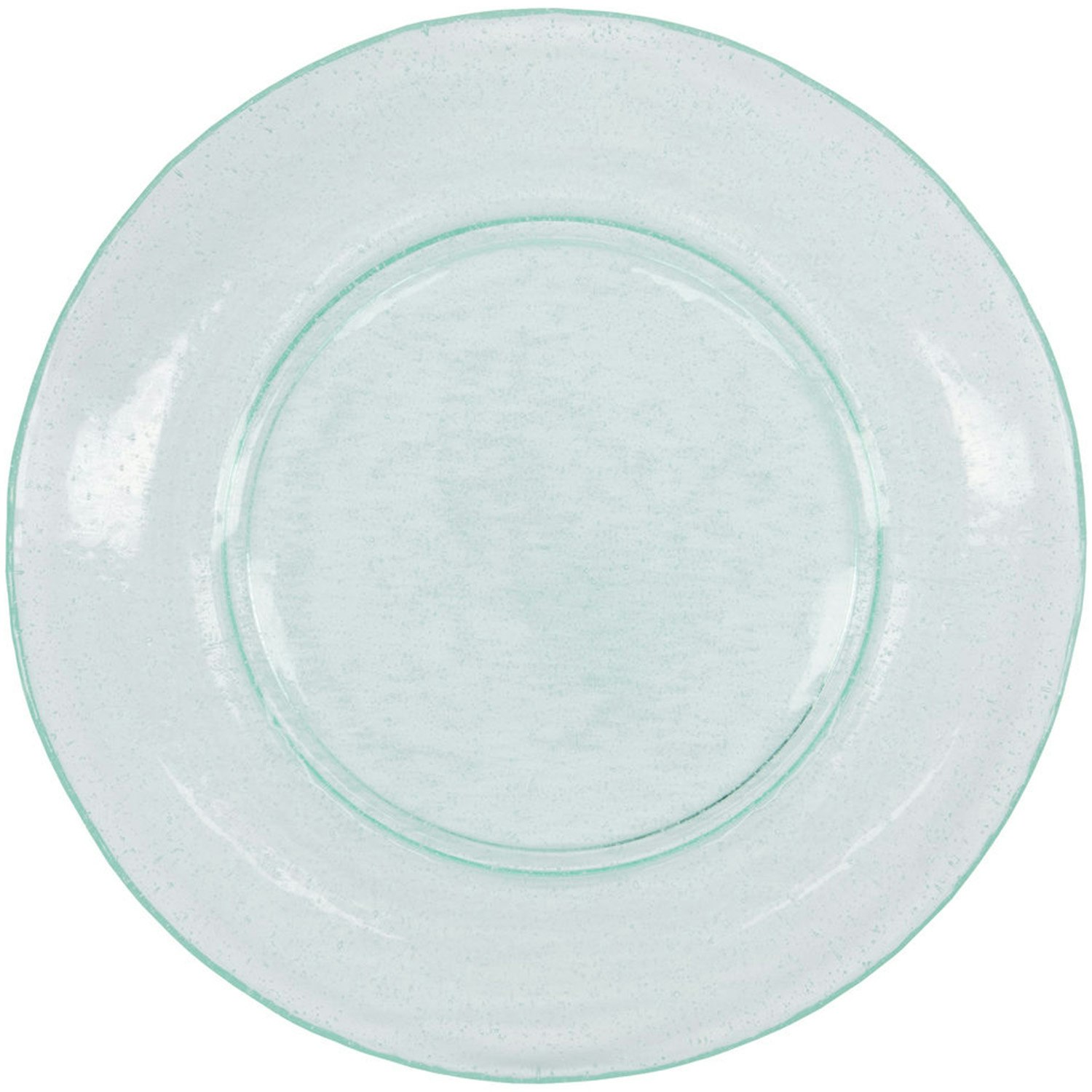 House Doctor Rain Tallerken 2-pk 27 Cm  -  Tallerkener Glass Aqua - 262680001