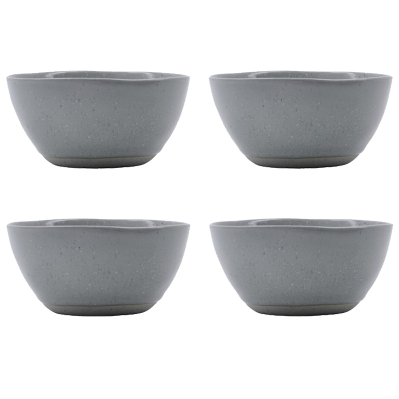 Vida Skåler Ø12 cm 4-pk, Lyseblå