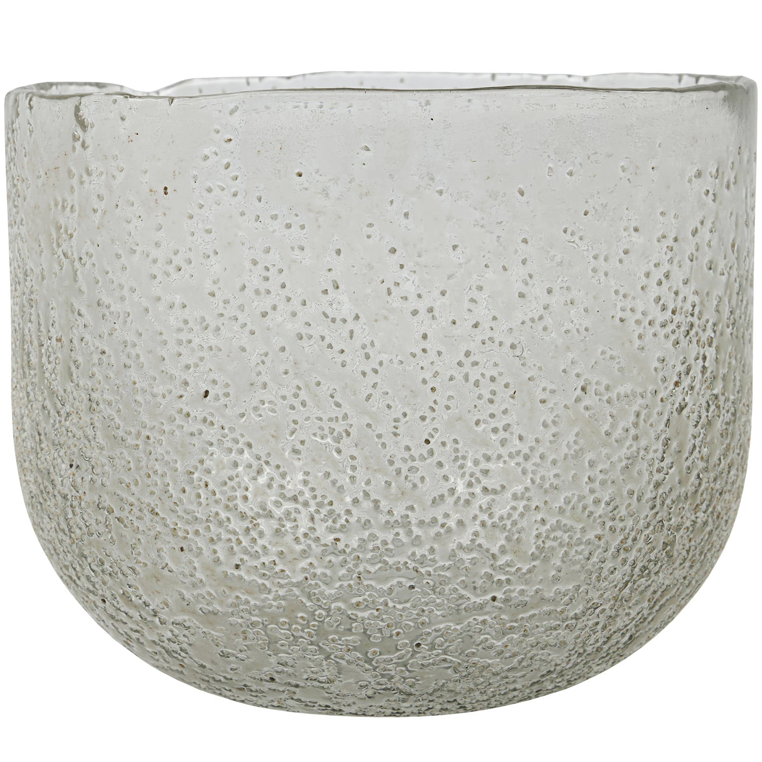 House Doctor Snow Telysholder 17 Cm  -  Lysestaker Glass Klar - 204103030