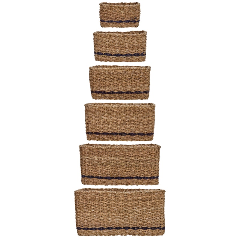 Squares Sett Med 6 Kurver, Naturlig