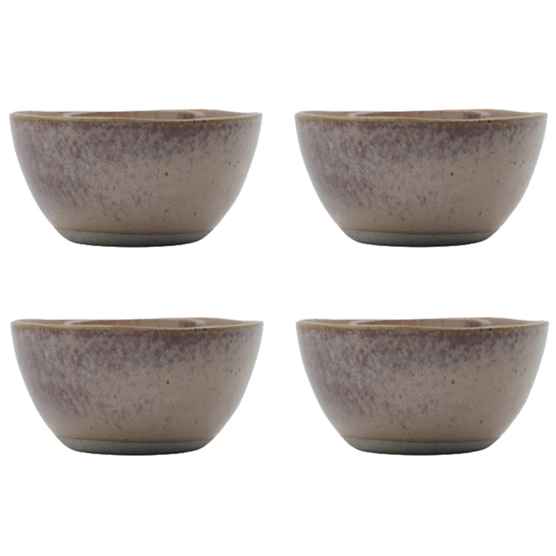 Vida Skåler Ø12 cm 4-pk, Rosa