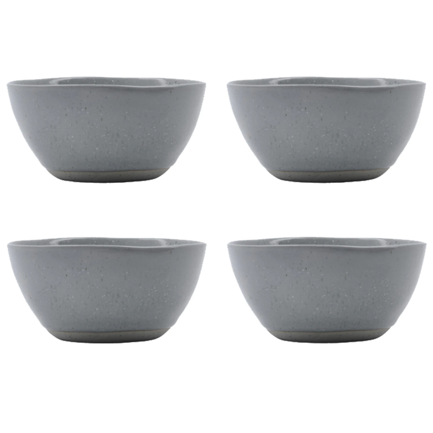 House Doctor Vida Sk&aring;ler &Oslash;12 Cm 4-pk Lysebl&aring; -  Serveringssk&aring;ler Stengods Lys Bl&aring; - 900000458