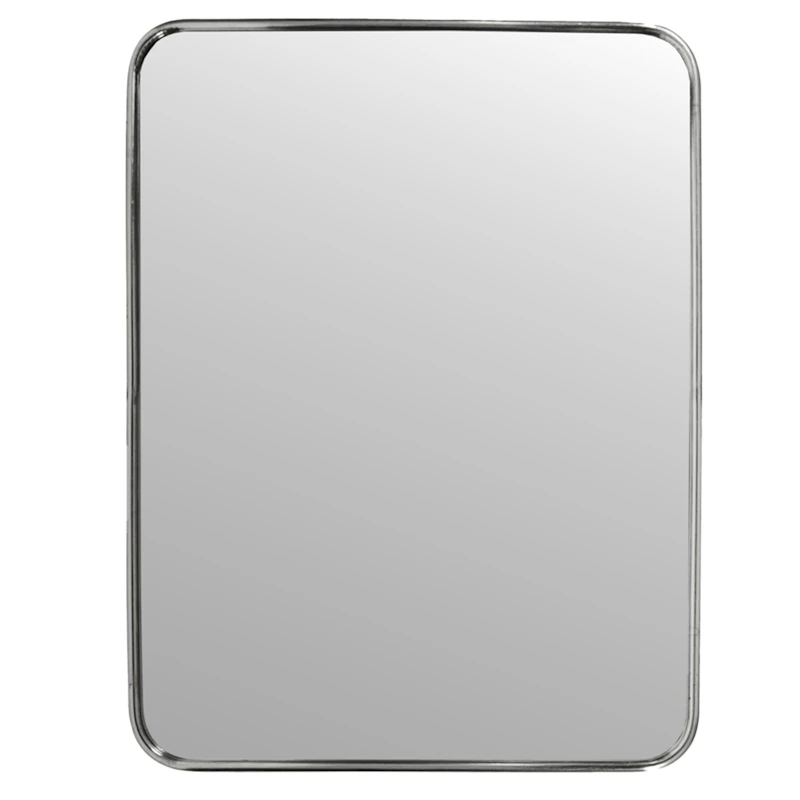Mirror Veggspeil 60x80 cm, Brushed Sølv