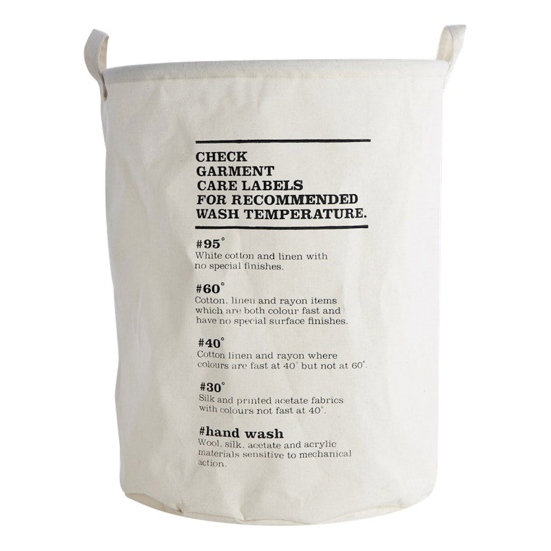 Wash Instructions Skittentøyskurv