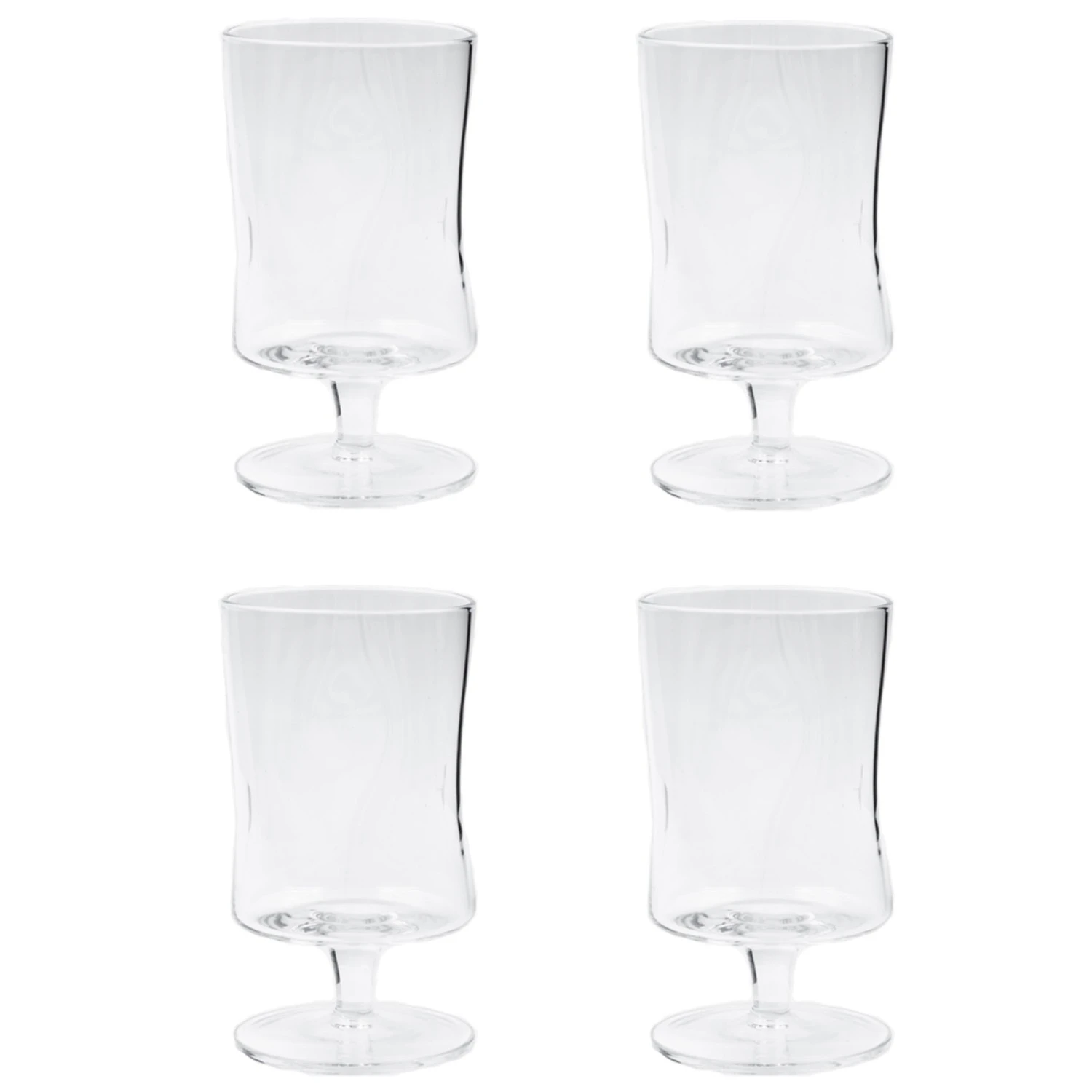 House Doctor Sand Vin 4-pk  -  Vinglass Glass Klar - 900002099