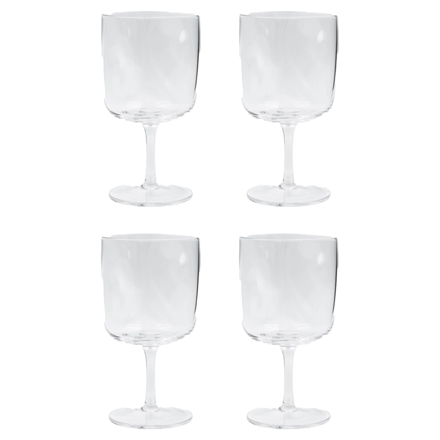 House Doctor Sand Vin 4-pk  -  Vinglass Glass Klar - 900002107