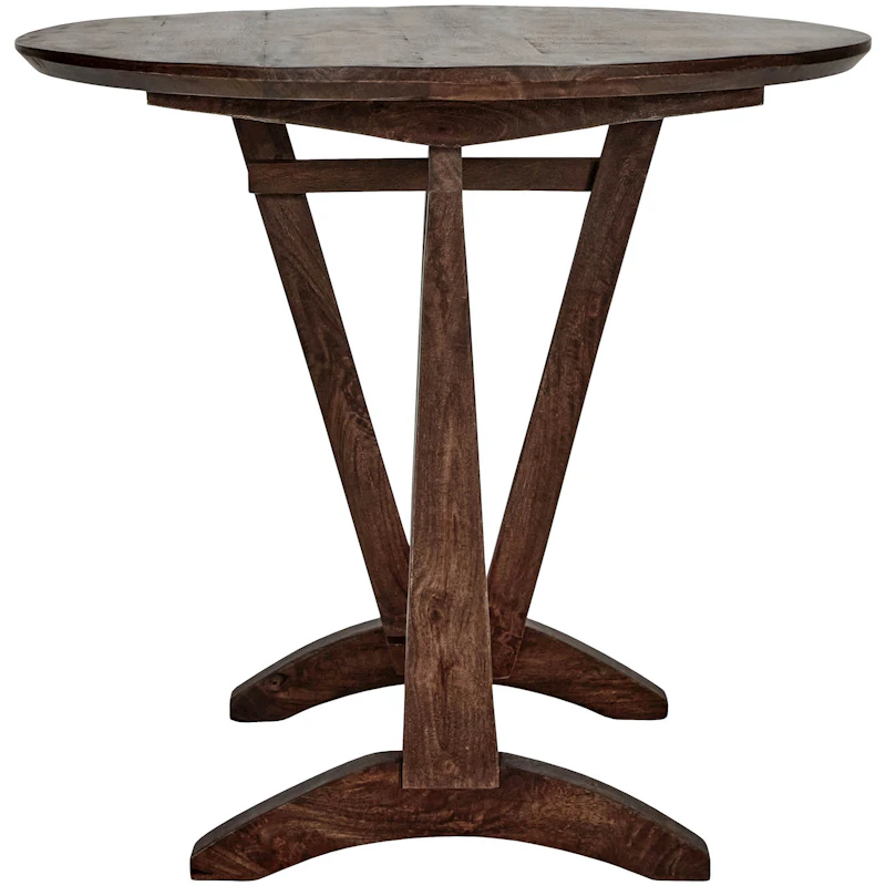Wine Sidebord Ø80 cm, Brun