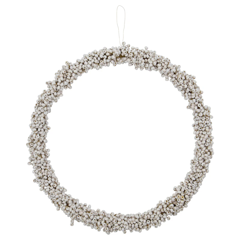 Winter Krans Ø33 cm, Hvit