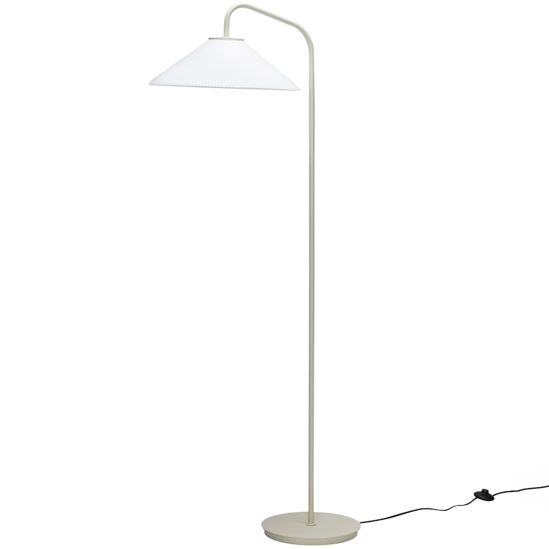 Solid Gulvlampe, Sand/Hvit