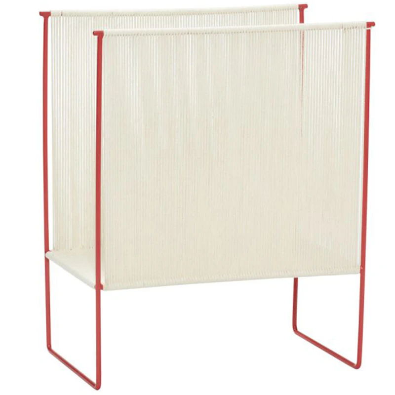 String Avisstativ, Hvit/Rød