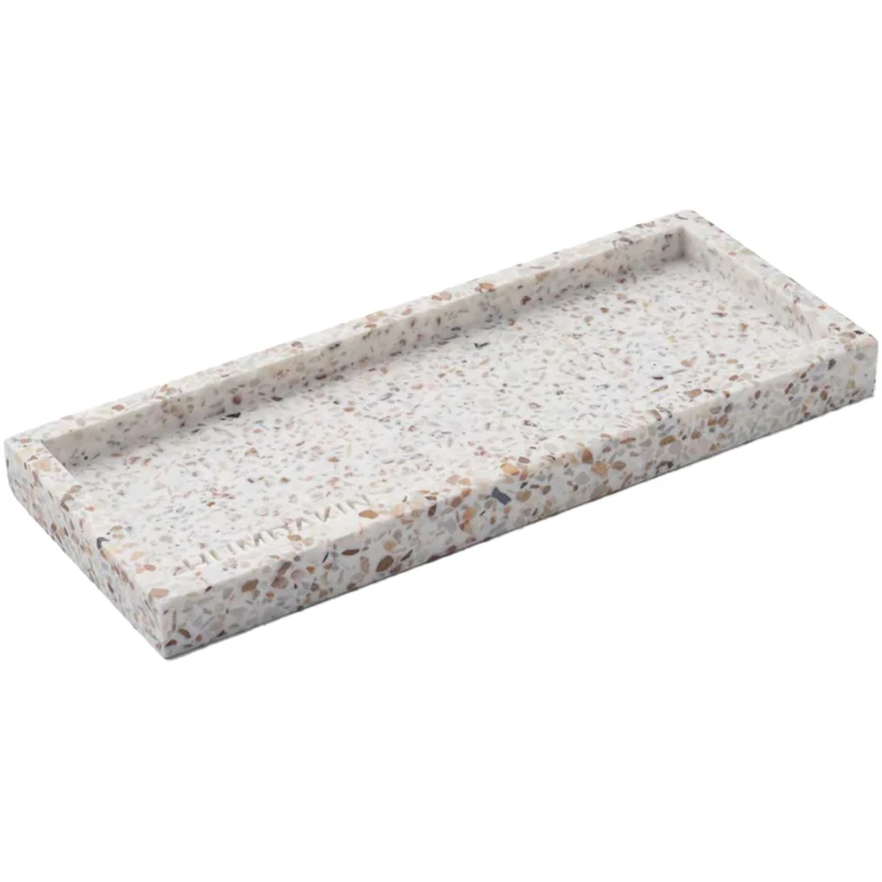 Terrazzo Brett 25 cm, Hvit