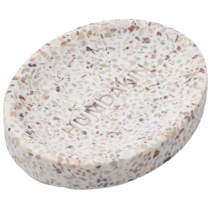 Terrazzo Såpekopp Hvit/Brun