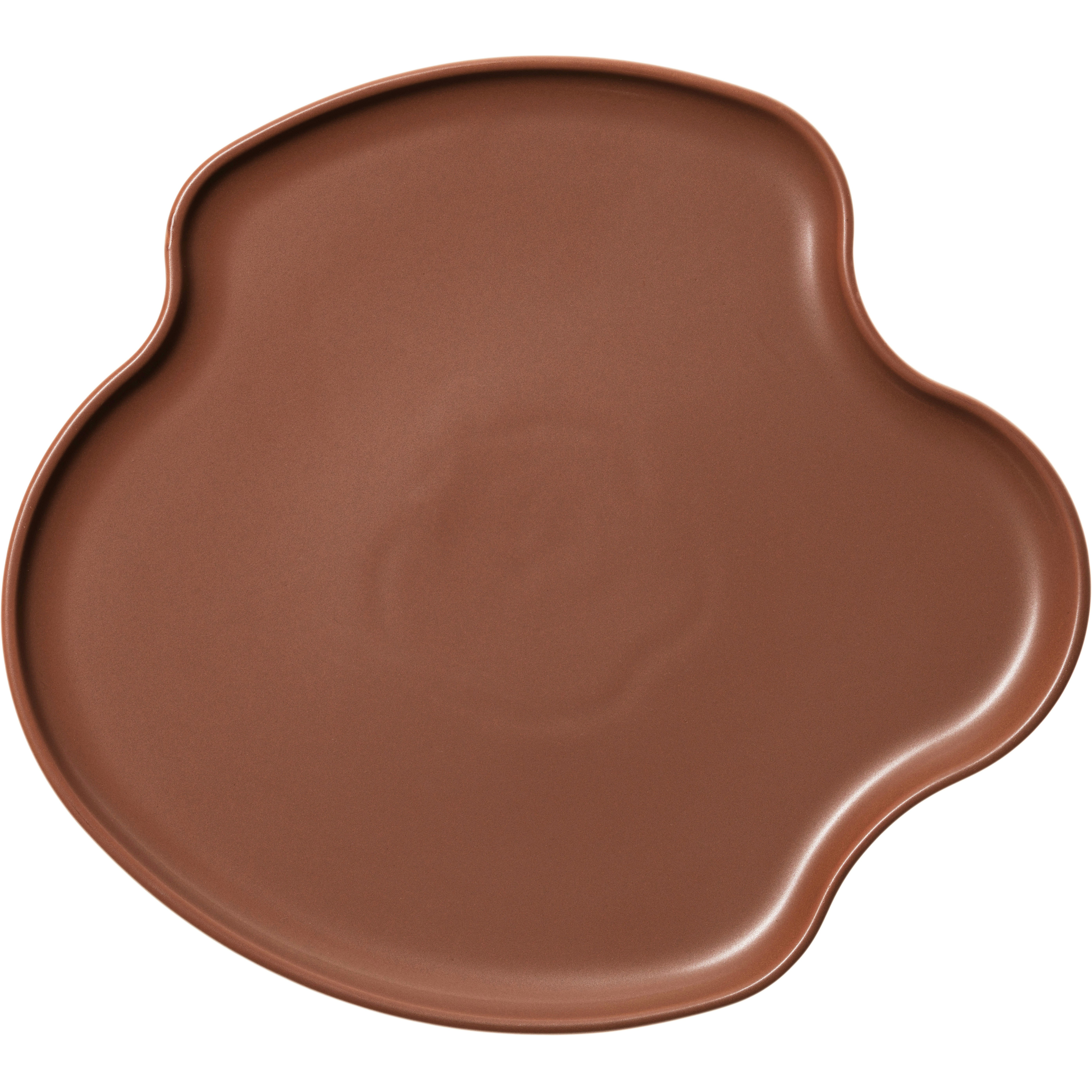 Iittala Aalto Fat 25 Cm Fire -  Serveringsfat Stengods Terracotta - 1082791