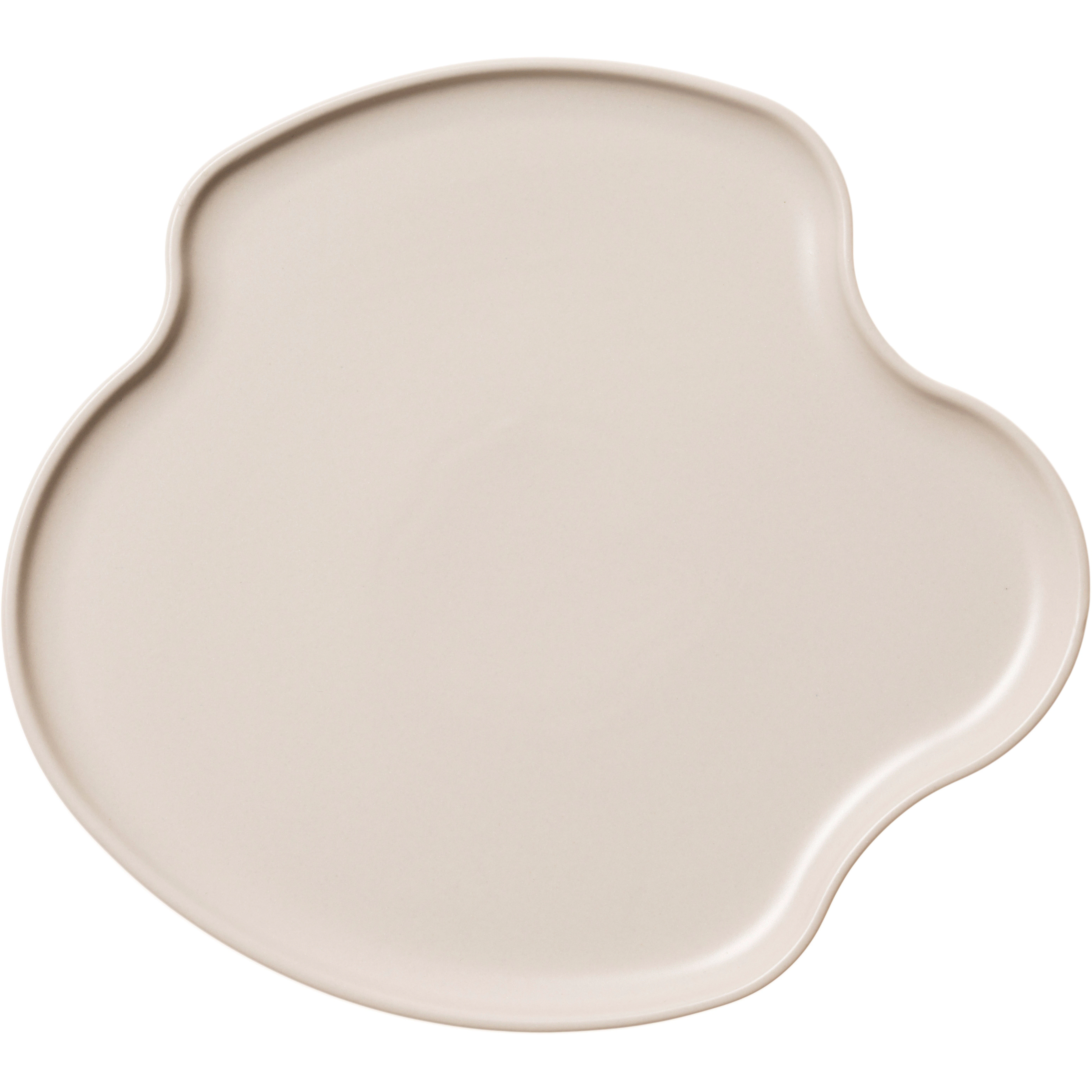 Iittala Aalto Fat 25 Cm  -  Serveringsfat Stengods Sand - 1082793