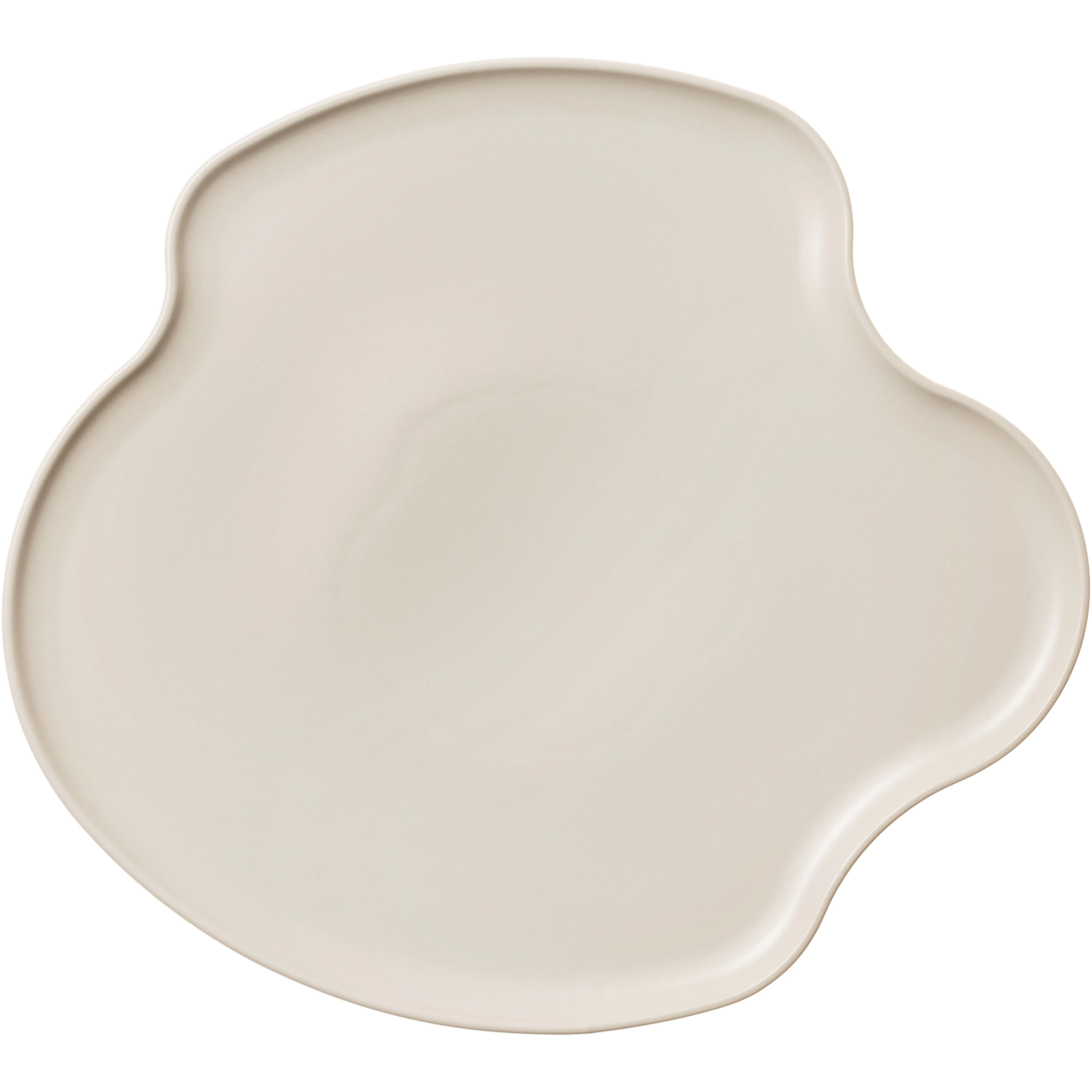 Iittala Aalto Fat 35 Cm  -  Serveringsfat Stengods Sand - 1082796