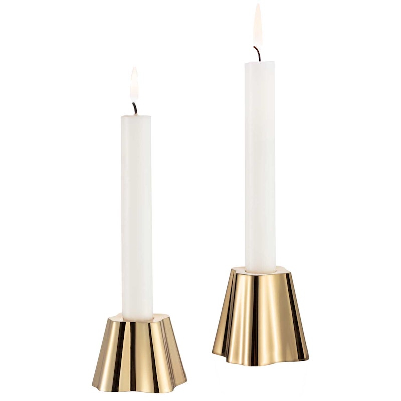 Aalto Lysestaker Messing, 5 & 6,5 cm