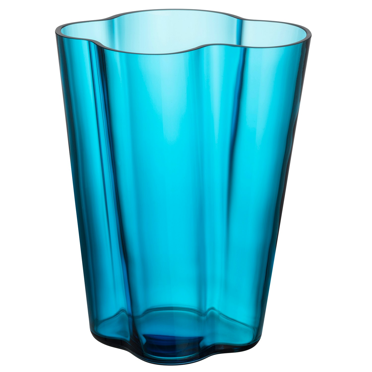 Iittala Aalto Vase 27 Cm  -  Vaser Glass Turkis - 1079506