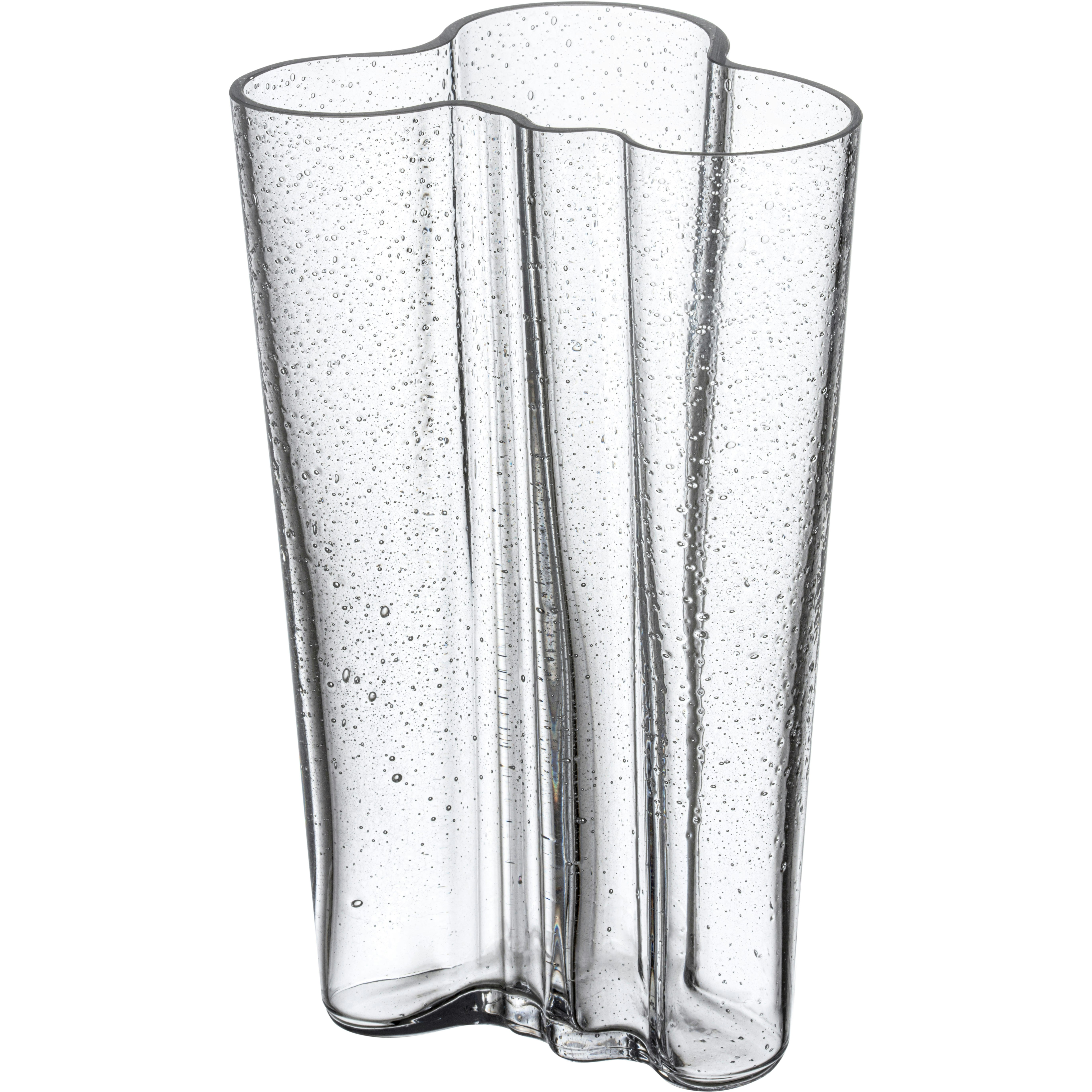 Iittala Aalto Vase 201mm Bubble Glass Clear -  Vaser Munnbl&aring;st Glass Klar - 1084773
