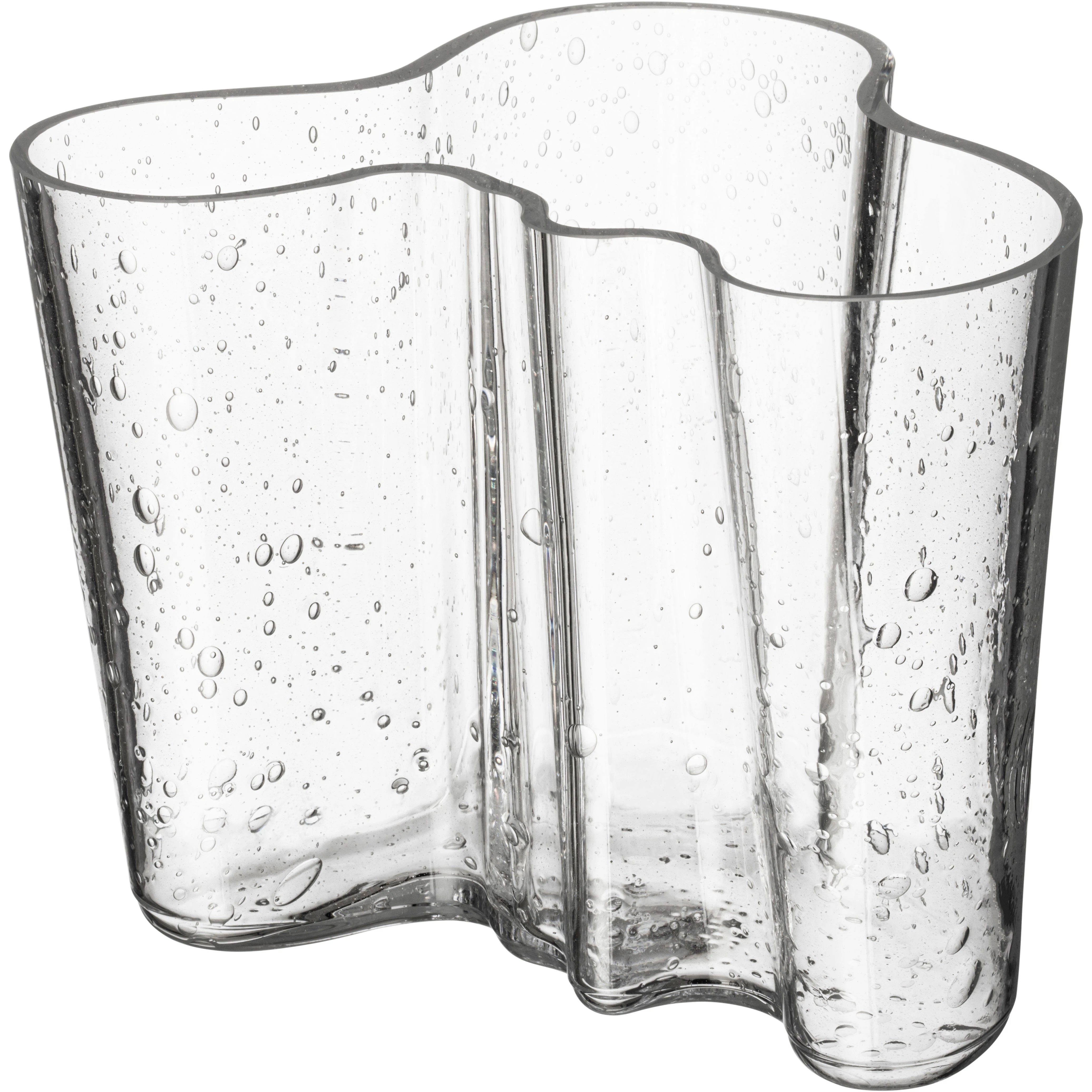 Iittala Aalto Vase 120mm Bubble Glass Clear -  Vaser Munnbl&aring;st Glass Klar - 1084771
