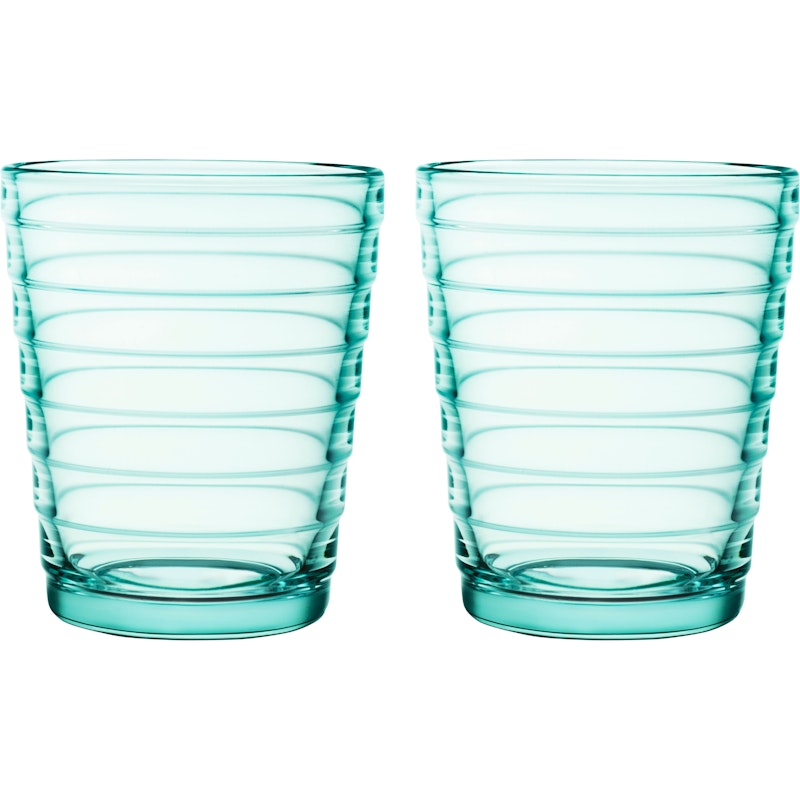 Aino Aalto Drikkeglass 22 cl 2-pk, Water Green
