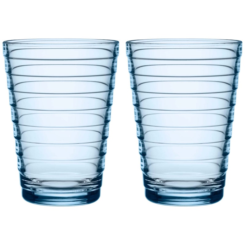 Aino Aalto Drikkeglass 33 cl 2-pk, Aqua