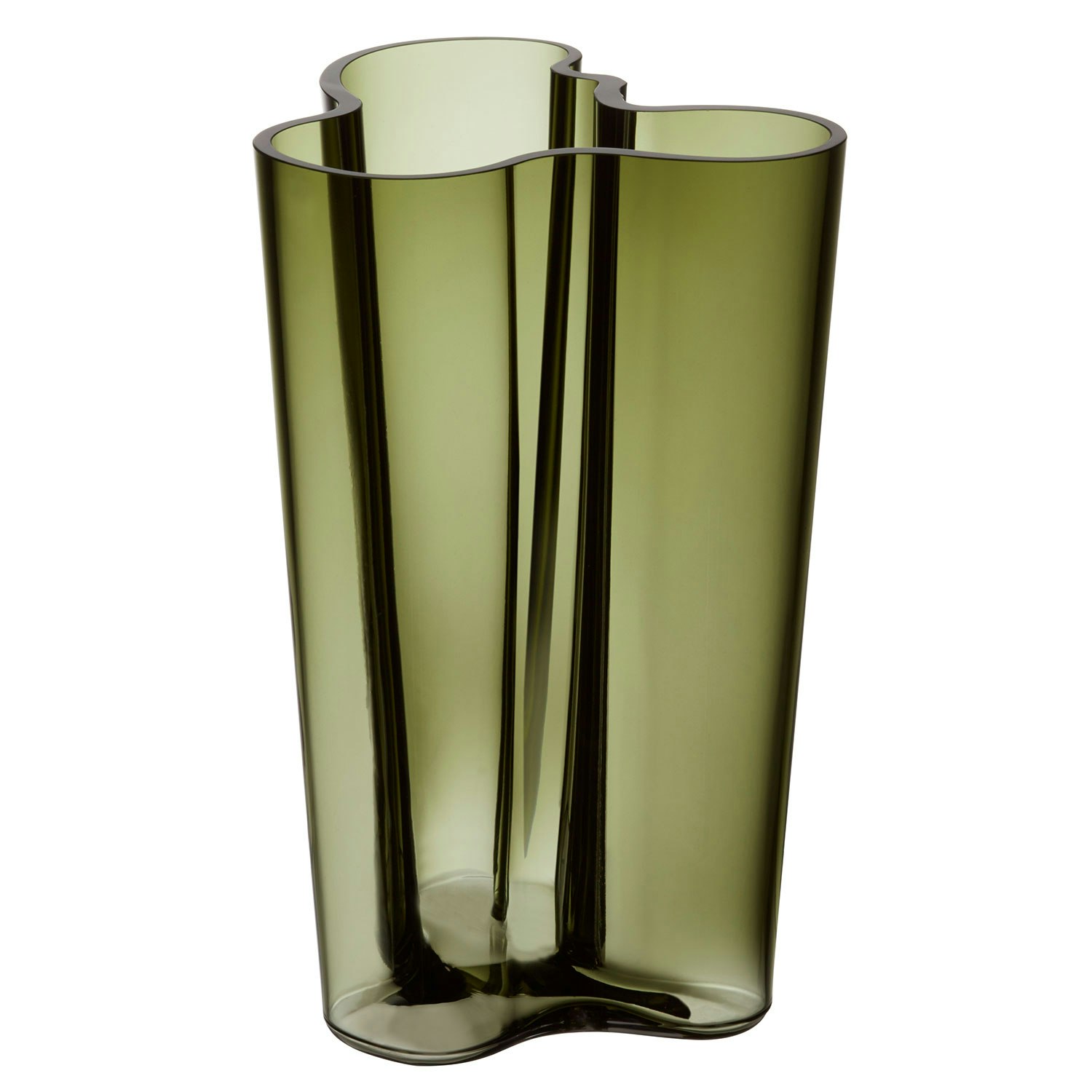 Iittala Alvar Aalto Vase 25,1 Cm  -  Vaser Glass Mosegr&oslash;nn - 1025668