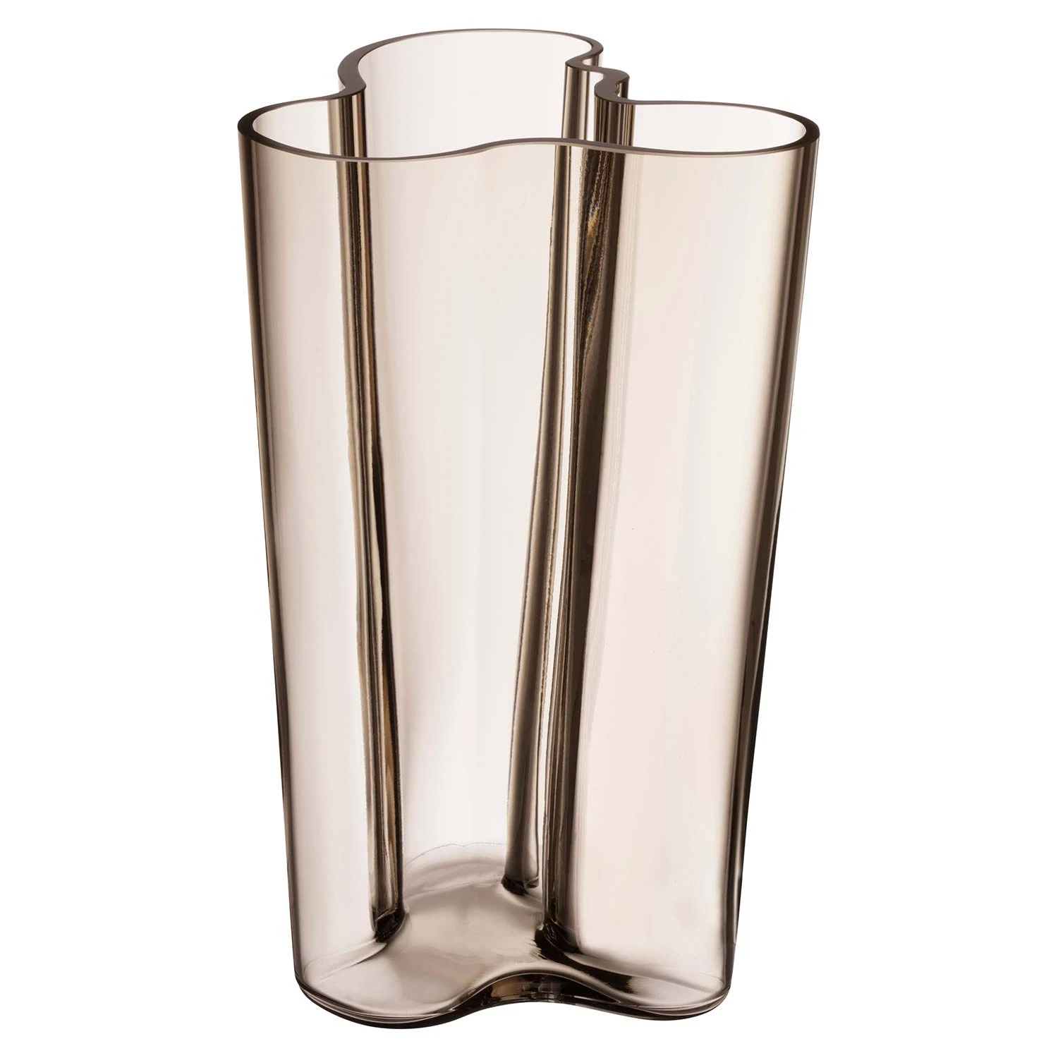 Iittala Alvar Aalto Vase 25,1 Cm Lin -  Vaser Glass Linen - 1051431