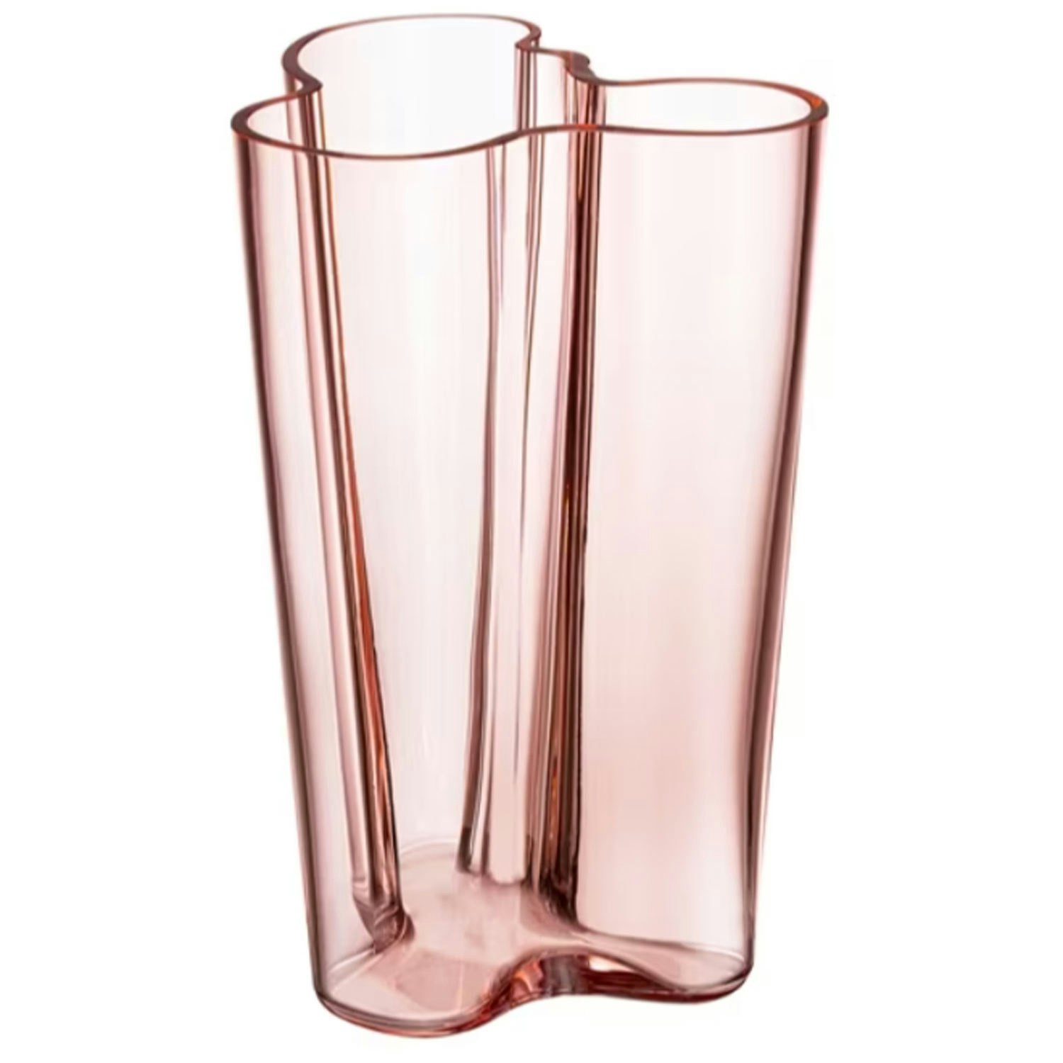 Iittala Alvar Aalto Vase 25,1 Cm Lakse -  Vaser Glass Rosa - 1007735
