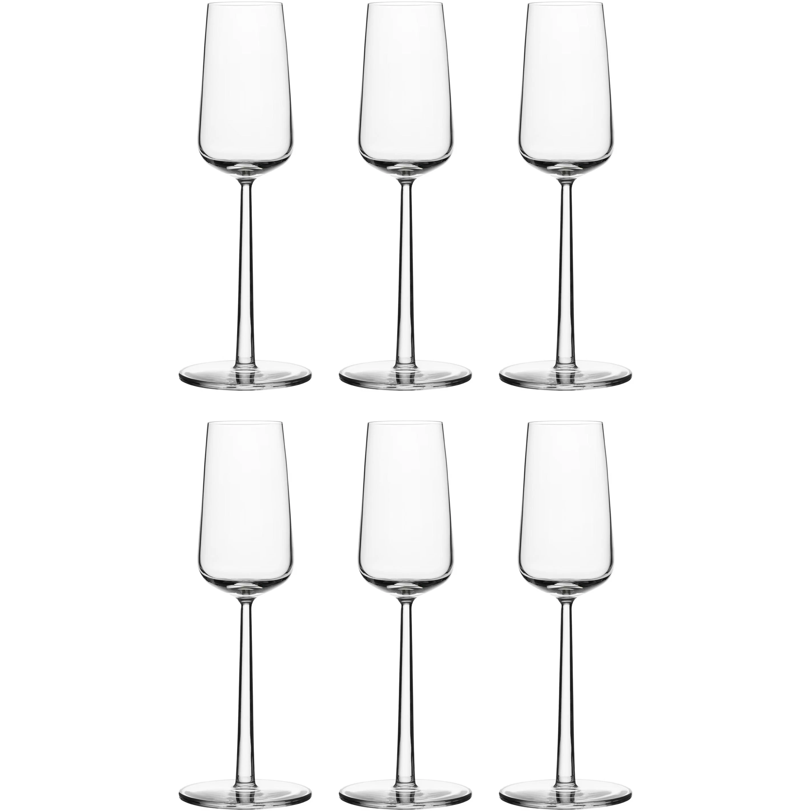 Iittala Essence Champagne 21 Cl 6-pk -  Champagneglass Glass Klar - 1008576-6PCS