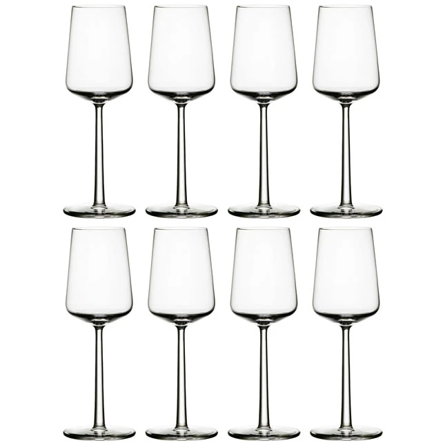 Iittala Essence Hvitvins 33 Cl 8-pk -  Vinglass Glass Klar - 1009140-8PCS