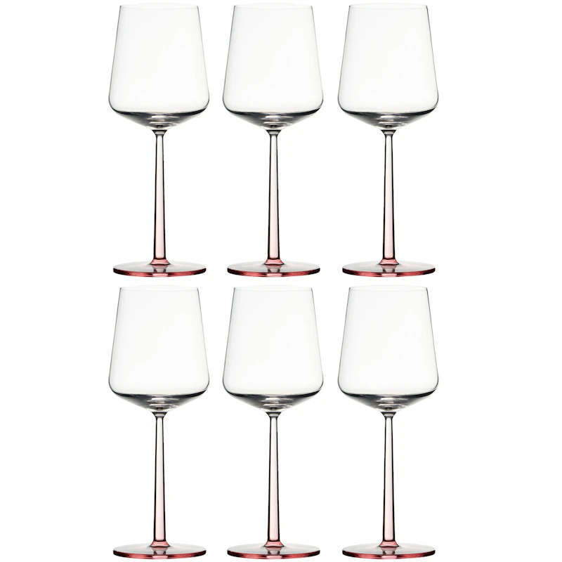 Essence Rødvinsglass 45 cl 6-pk, Rosa