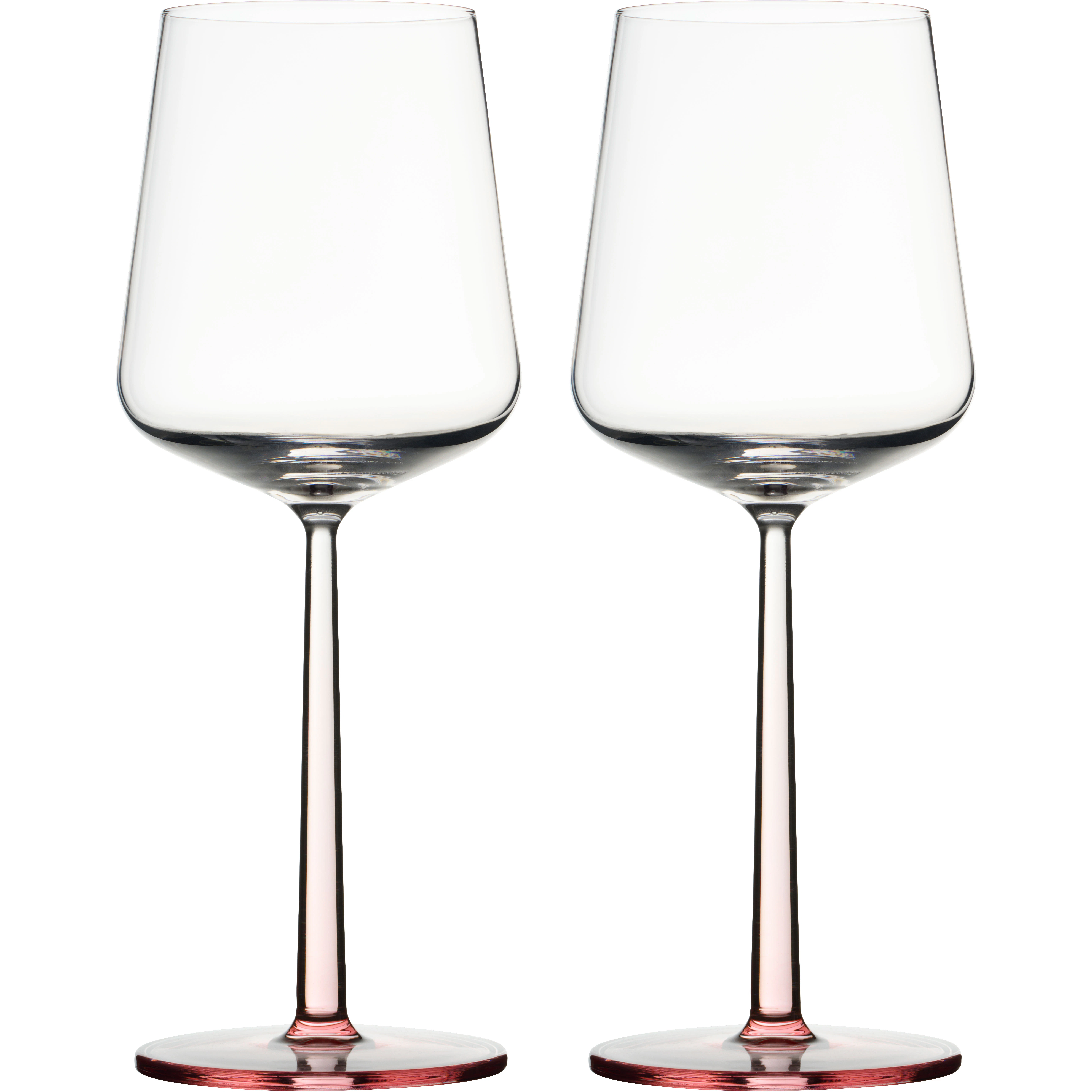 Iittala Essence R&oslash;dvins 45 Cl 2-pk Rosa -  Vinglass Glass Rose (Pink) - 1084106