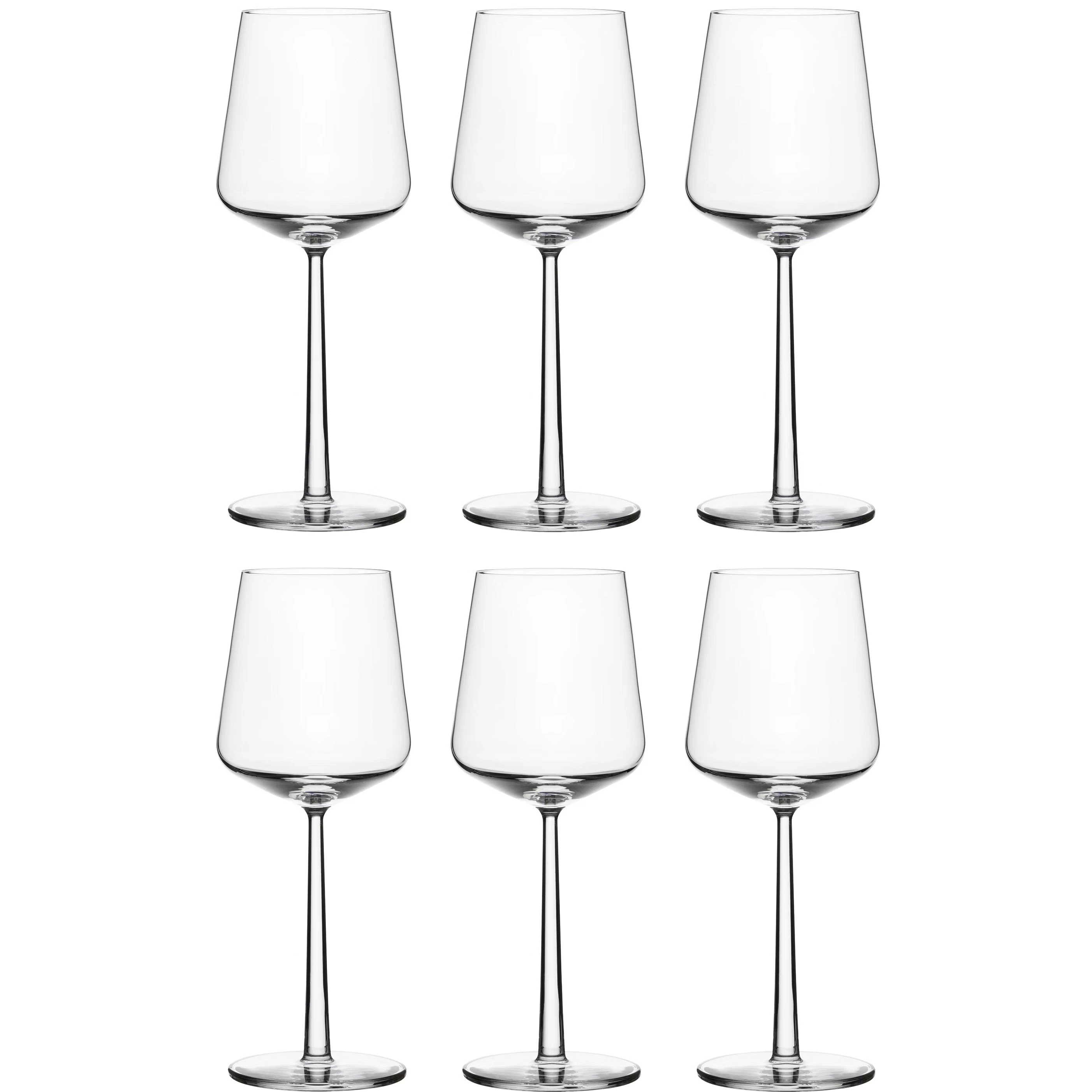 Iittala Essence R&oslash;dvins 45 Cl 6-pk -  Vinglass Glass Klar - 1008568-6PCS