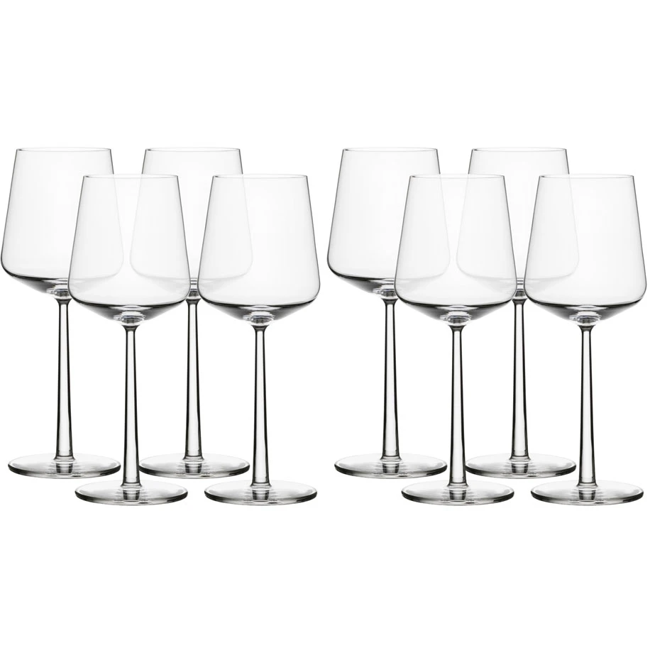 Iittala Essence R&oslash;dvins 45 Cl 8-pk -  Vinglass Glass Klar - 1009141-8PCS