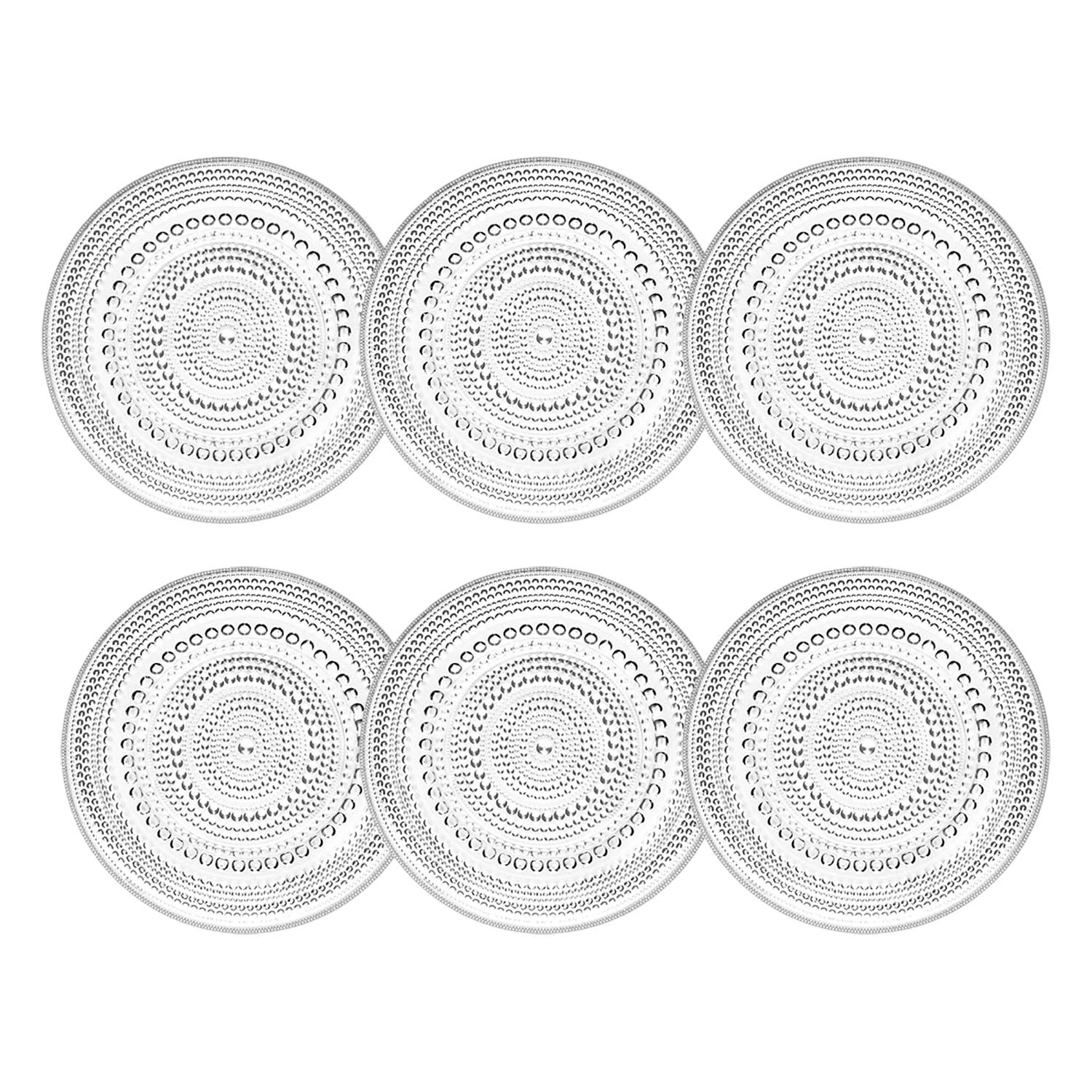 Iittala Kastehelmi Asjett  17 Cm 6-pk -  Asjetter Glass Klar - 1007055-6pack