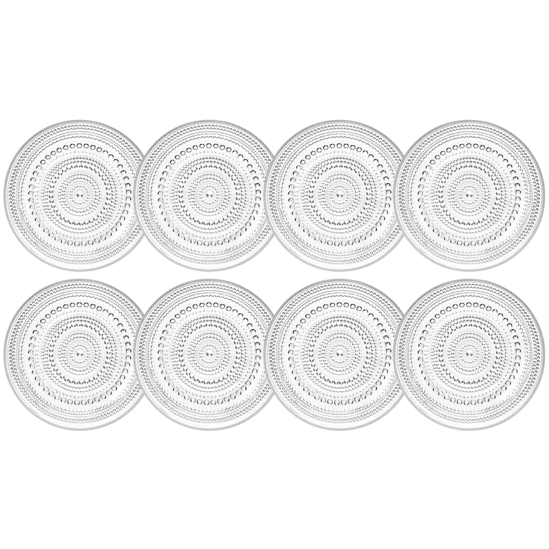 Kastehelmi Sidetallerken 17 cm 8-pk, Klar