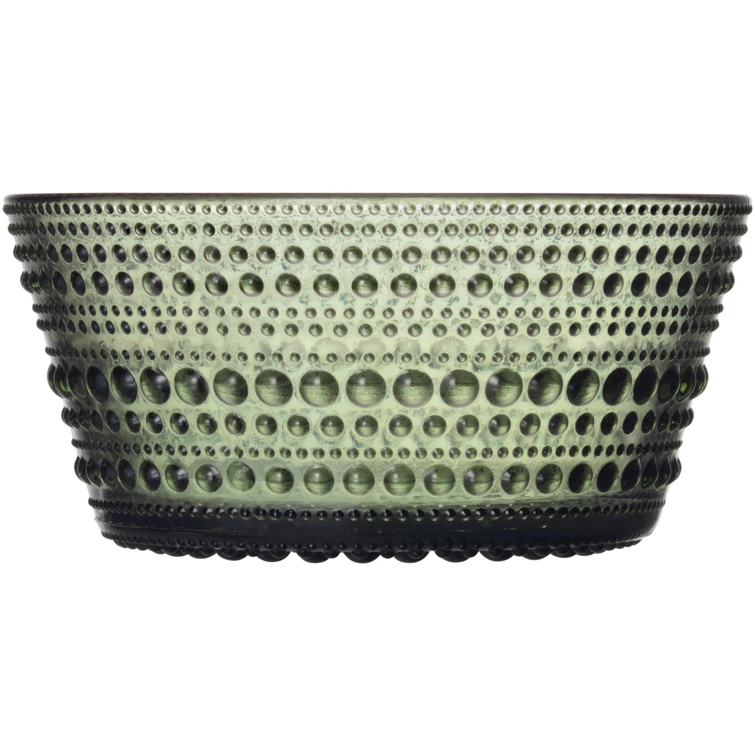 Iittala Kastehelmi Bowl 23 Cl  -  Serveringssk&aring;ler Glass Pine Green - 1070589