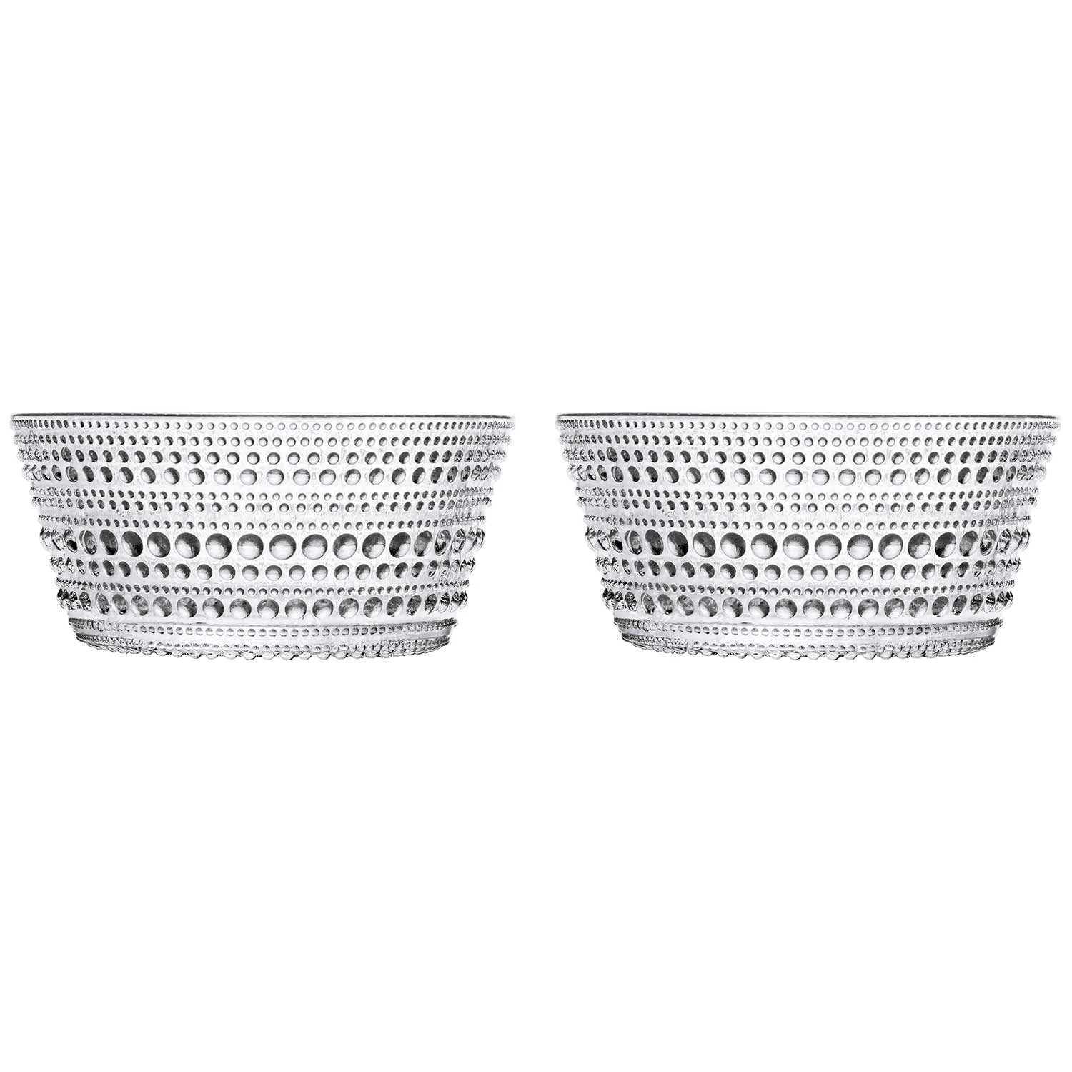 Iittala Kastehelmi Sk&aring;l 23 Cl  2-pk -  Serveringssk&aring;ler Glass Klar - 1007053-2pack