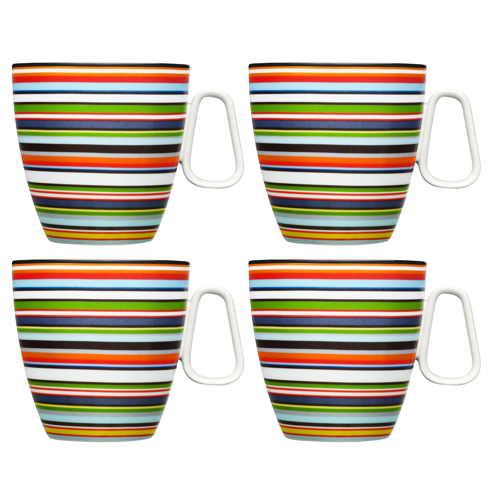 Iittala Origo Krus 40 Cl 4-pk Oransje - Kaffekopper Porselen Orange - 1006323X4