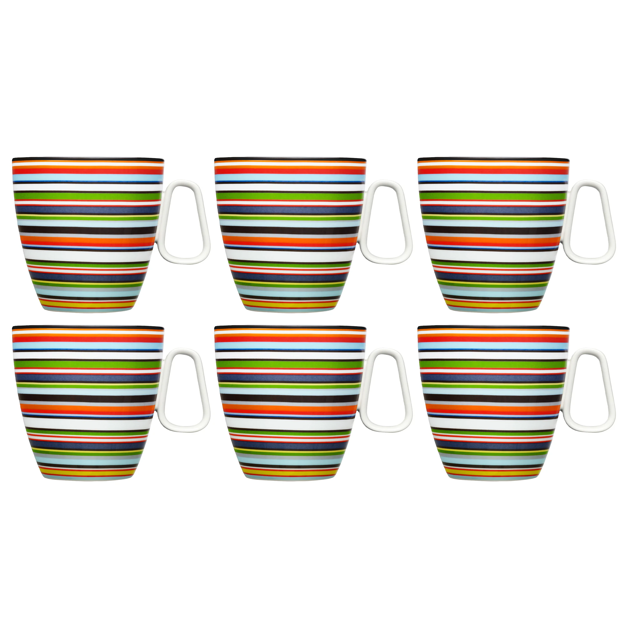 Iittala Origo Krus 40 Cl 6-pk Oransje - Kaffekopper Porselen Orange - 1006323X6
