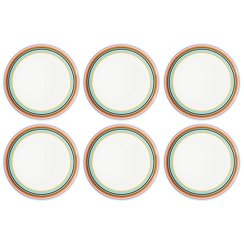 Origo Tallerken 20 cm 6-pk, Oransje