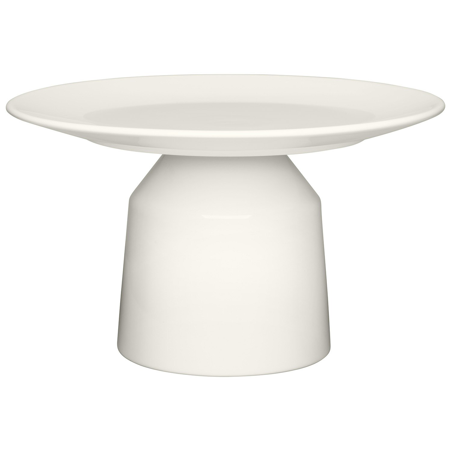 Iittala Solare Kakestativ 14 Cm -  Kakefat & Kupler Vitroporcelain Hvit - 1079715