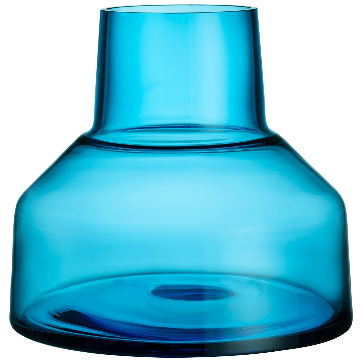 Iittala Solare Vase Lav 20x22 Cm  -  Vaser Glass Electric Blue - 1079500